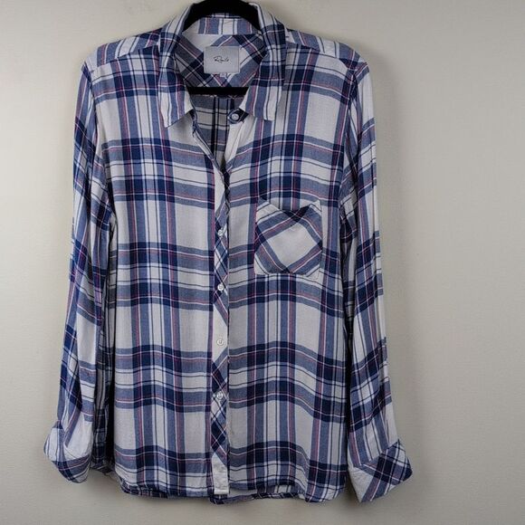 Rails Hunter Plaid Button Front Shirt Size L - Picture 11 of 11
